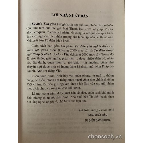 Từ điển Tôn giáo 