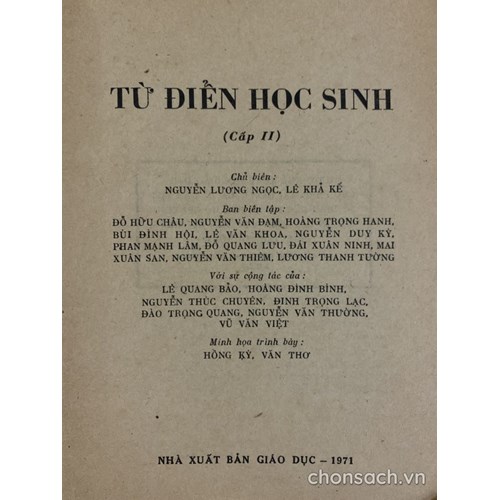 Từ điển Học sinh 