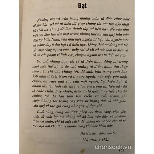 Kiểm kê Từ điển học Việt Nam