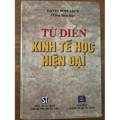 Từ điển Kinh tế học hiện đại 