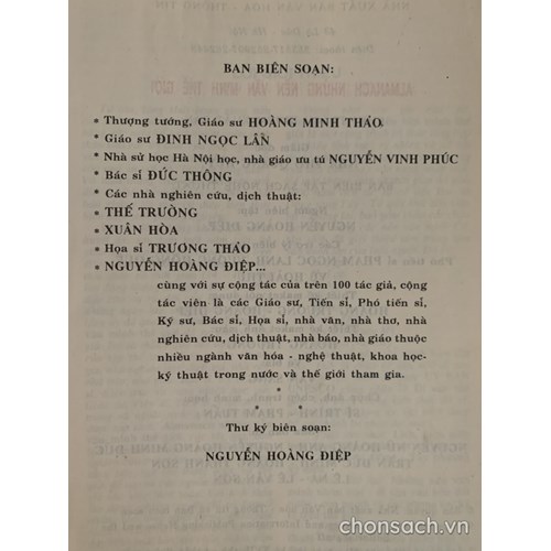 Almanach những nền văn minh thế giới 