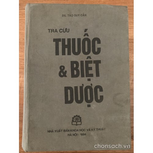Tra cứu thuốc và biệt dược 