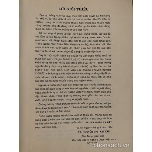 Tra cứu thuốc và biệt dược 