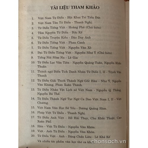 Từ điển vần Trắc tiếng Việt 