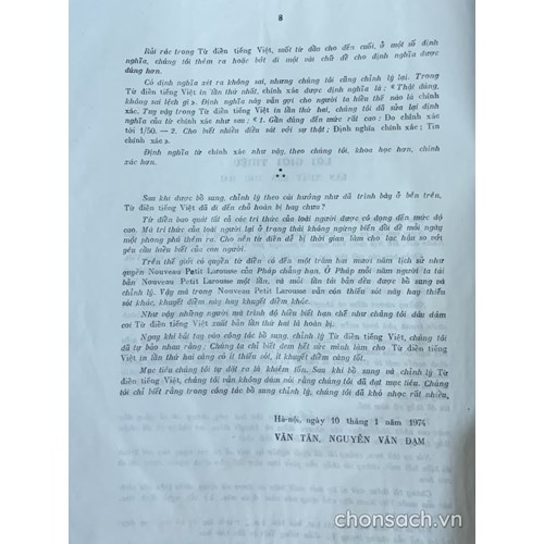 Từ điển tiếng Việt (in lần 2)