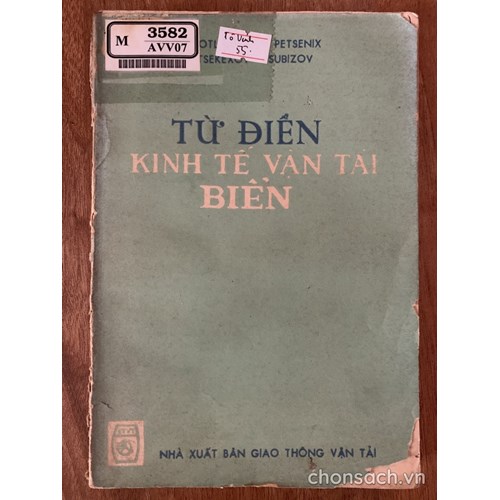 Từ điển Kinh tế vận tải biển 
