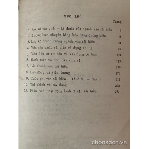 Từ điển Kinh tế vận tải biển 