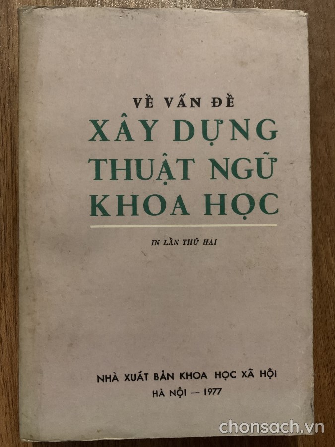 Về vấn đề xây dựng thuật ngữ khoa học 