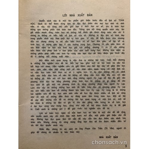 Giới thiệu lịch sử Toán học