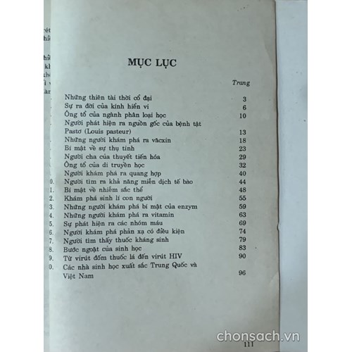 Truyện kể các nhà sinh học xuất sắc 