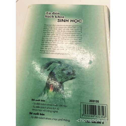 Từ điển bách khoa Sinh học 