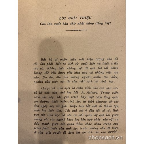 Lược sử Sinh học (tái bản lần 2)