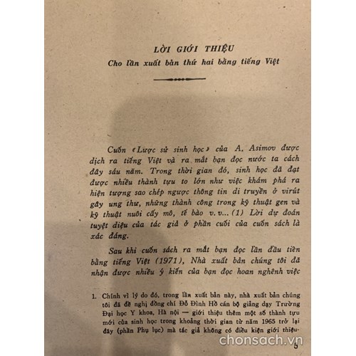 Lược sử Sinh học (tái bản lần 2)