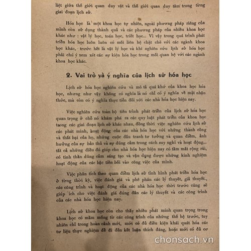 Lịch sử Hoá học (3)