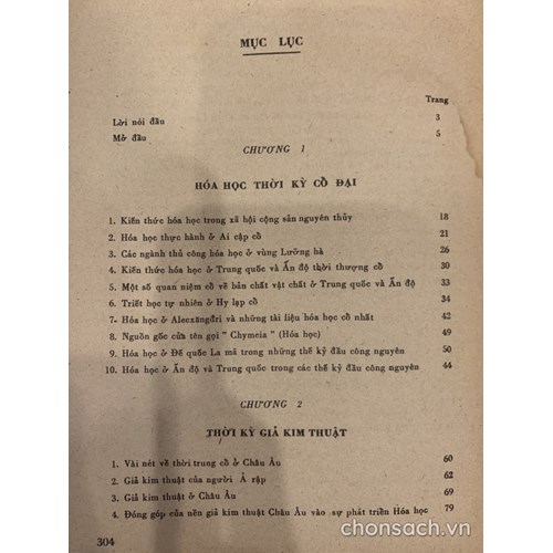 Lịch sử Hoá học (3)