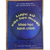 Lược sử các học thuyết khoa học hành chính 