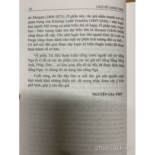 Lịch sử Logic học 
