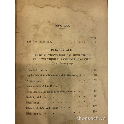 Lịch sử Sân khấu thế giới (4 tập)