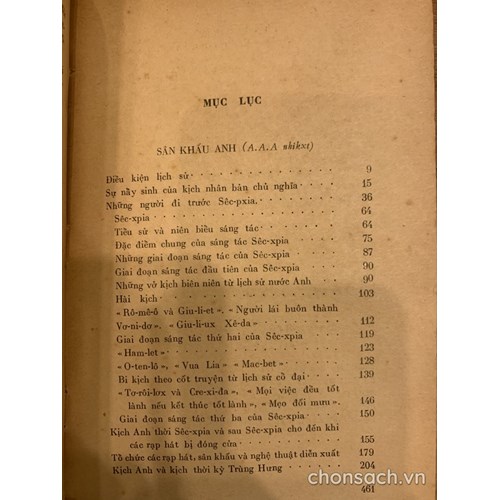 Lịch sử Sân khấu thế giới (4 tập)