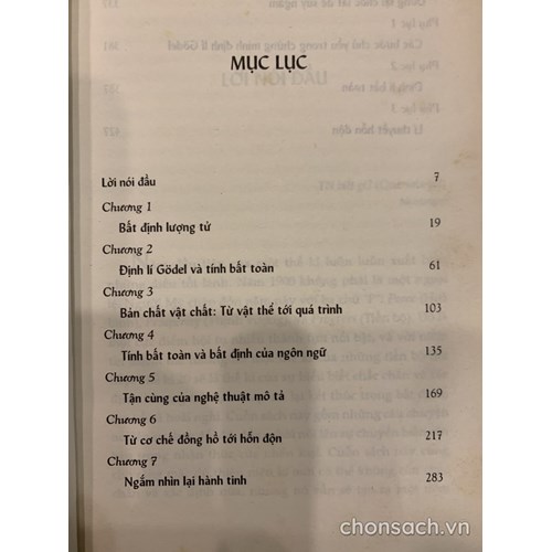 Từ xác định đến bất định- những câu chuyện về khoa học và tư tưởng của thế kỷ XX 