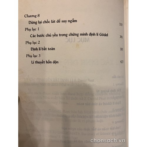 Từ xác định đến bất định- những câu chuyện về khoa học và tư tưởng của thế kỷ XX 