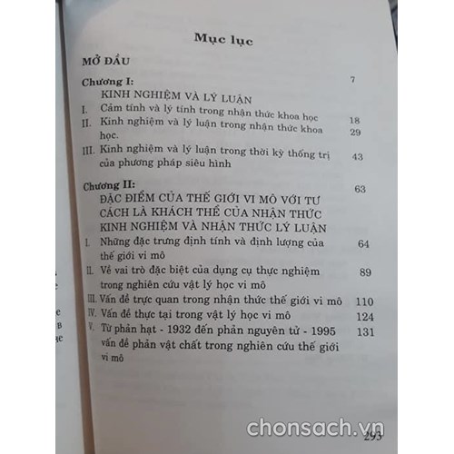 Nhận thức thế giới vi mô 