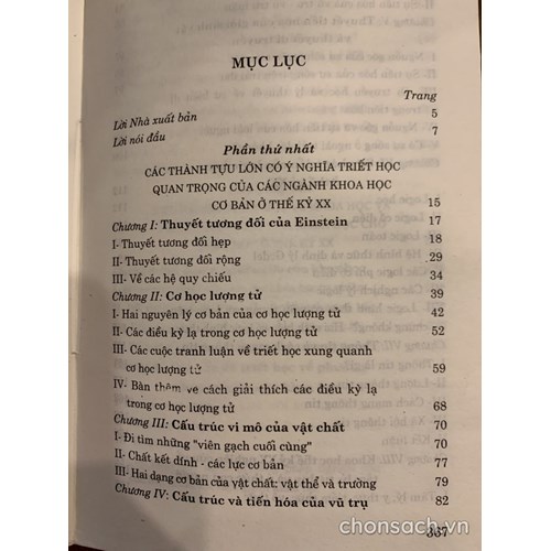 Khoa học cơ bản thế kỷ XX đối với một số vấn đề lớn của triết học 