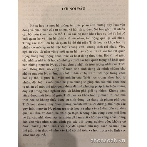 Triết học trong khoa học tự nhiên 