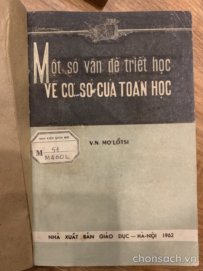 Một số vấn đề triết học về cơ sở của toán học 