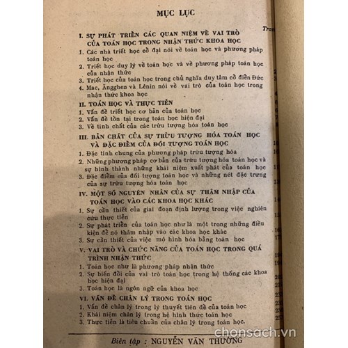 Một số quan điểm triết học trong toán học 