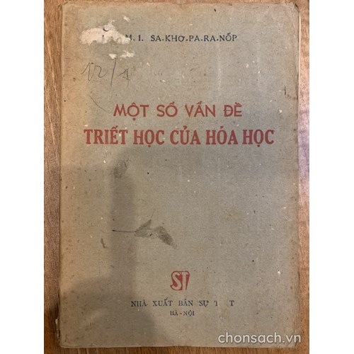 Một số vấn đề triết học của hoá học 
