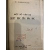 Một số vấn đề triết học của hoá học 