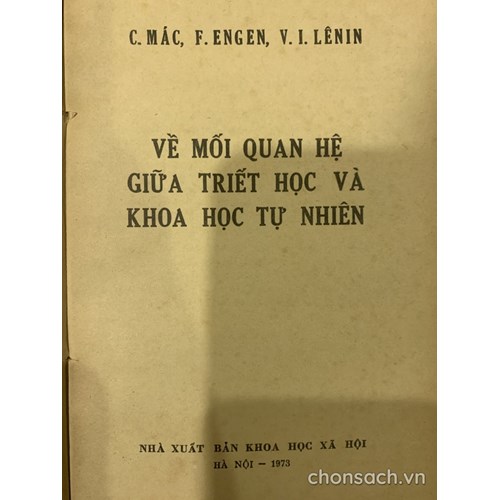 Về mối quan hệ giữa Triết học và Khoa học tự nhiên 