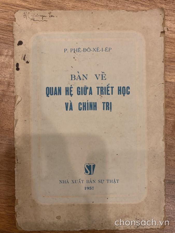 Bàn về quan hệ giữa triết học và chính trị