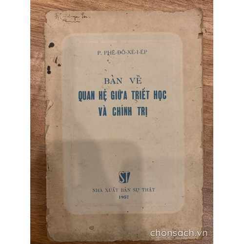 Bàn về quan hệ giữa triết học và chính trị