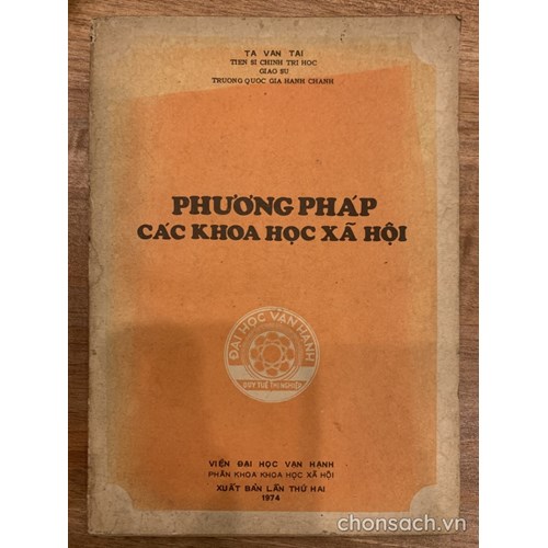 Phương pháp các khoa học xã hội 