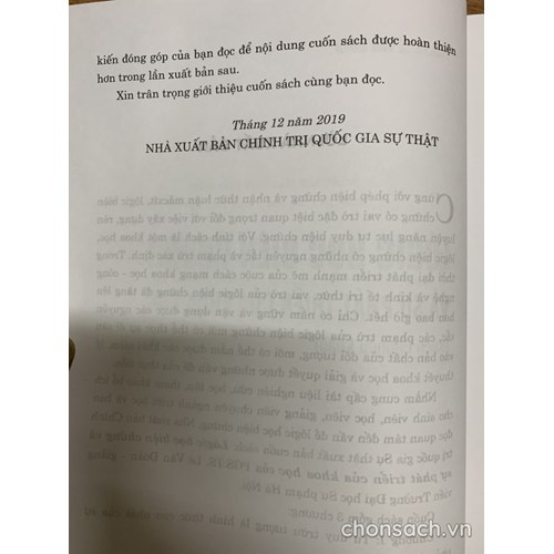 Lôgic học biện chứng và sự phát triển của khoa học 