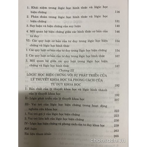 Lôgic học biện chứng và sự phát triển của khoa học 