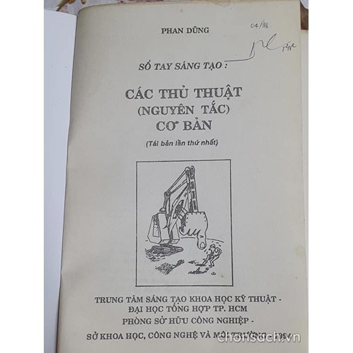 Sổ tay sáng tạo: các thủ thuật (nguyên tắc) cơ bản 