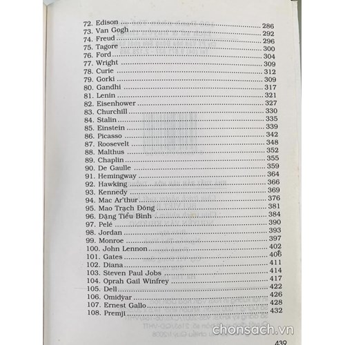 Lịch sử và huyền thoại 108 danh nhân thế giới 