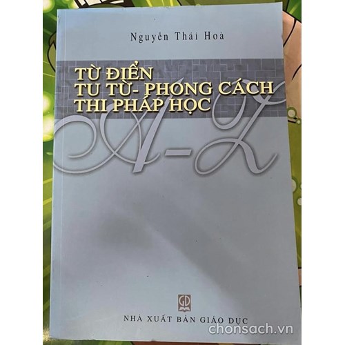 Từ điển tu từ-phong cách thi pháp học 