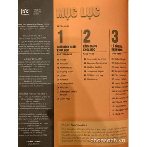Những nhà khoa học thay đổi lịch sử 