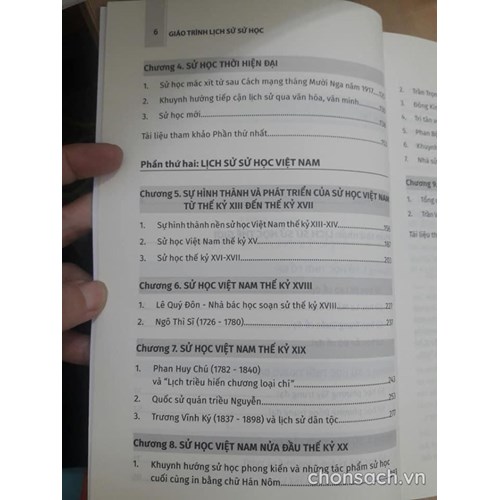 Giáo trình lịch sử Sử học 