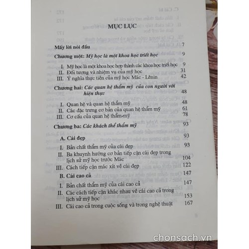 Mỹ học - Khoa học về các quan hệ thẩm mỹ 