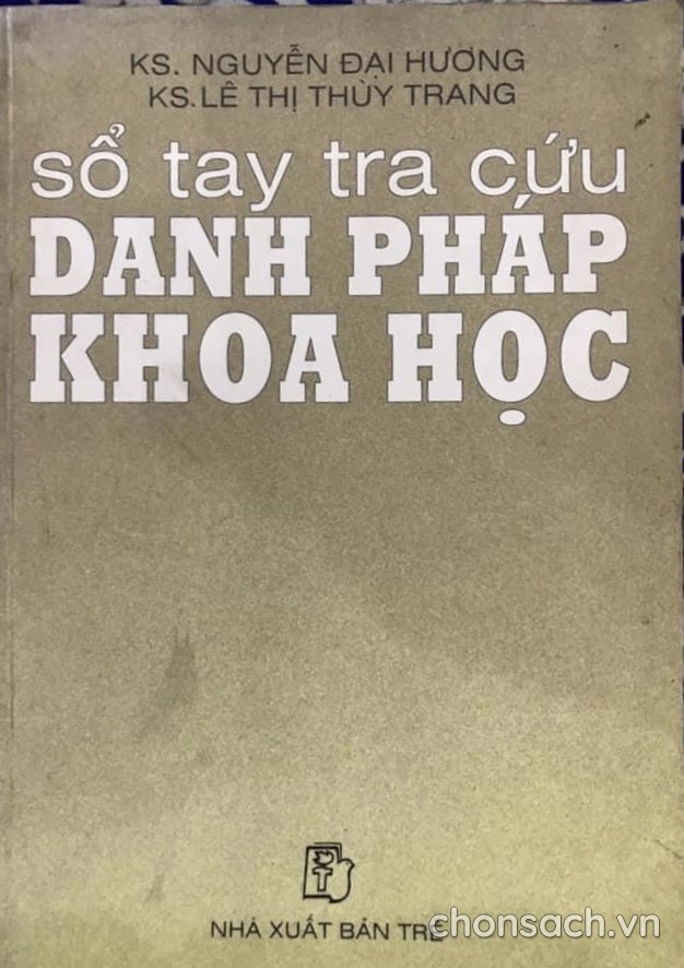 Sổ tay tra cứu danh pháp khoa học 