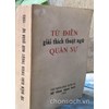 Từ điển giải thích thuật ngữ quân sự 