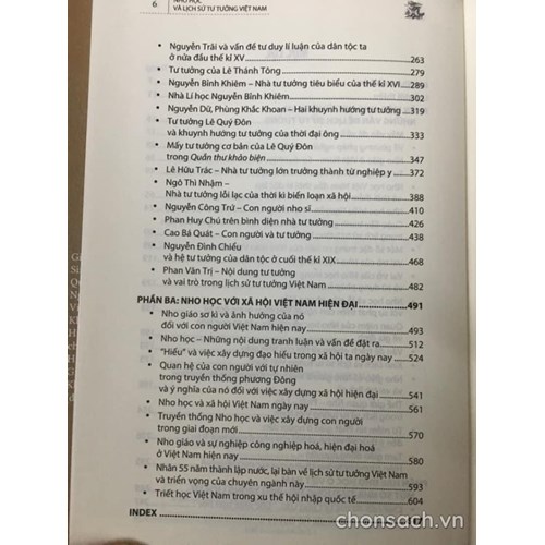 Nho học và lịch sử tư tưởng Việt Nam 