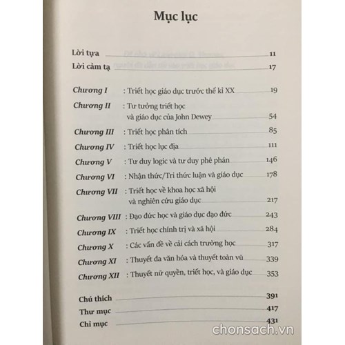 Triết học giáo dục 