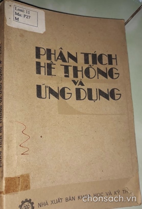 Phân tích hệ thống và ứng dụng 