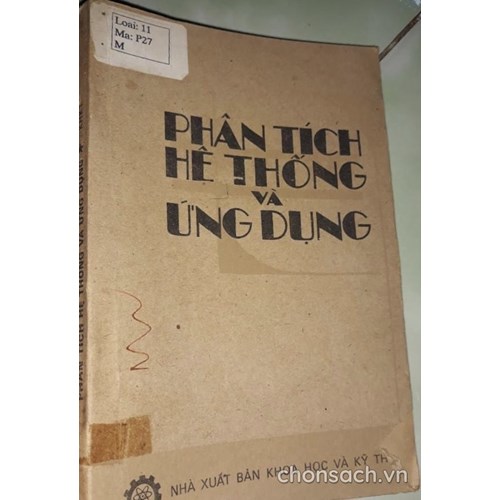 Phân tích hệ thống và ứng dụng 